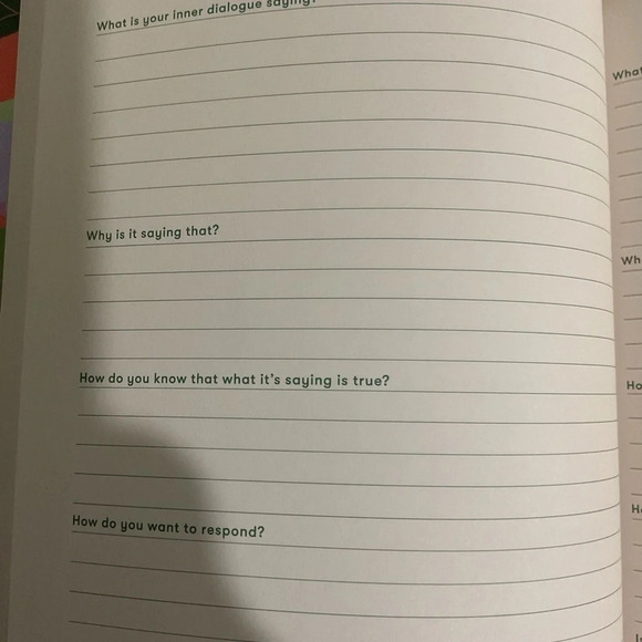 NEW!! Hardcover journal with prompted writing for inner dialogue guidance. SMILE - Picture 3 of 6